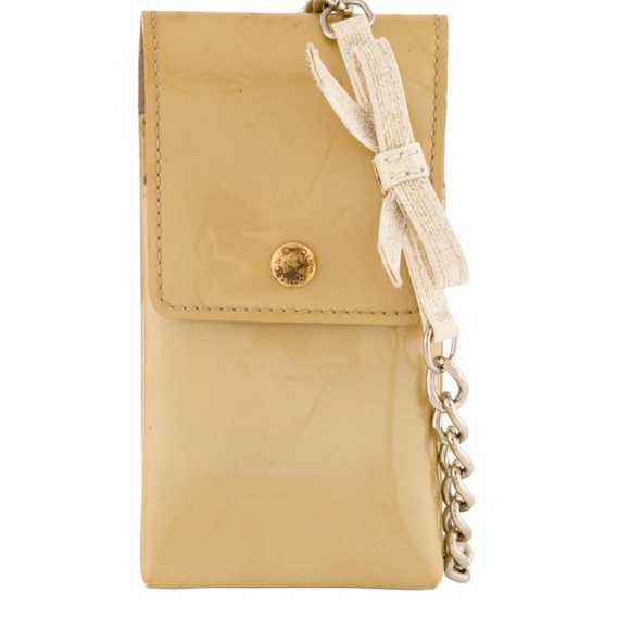 Louis Vuitton Monogram Vernis Cigarette Case light yellow patent leather - Picture 2 of 8